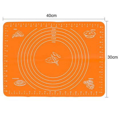 Silicone Non-Stick Rolling Mat Pastry Non-Slip Mat Kitchen Tools for Making Pastry Cakes Dsers