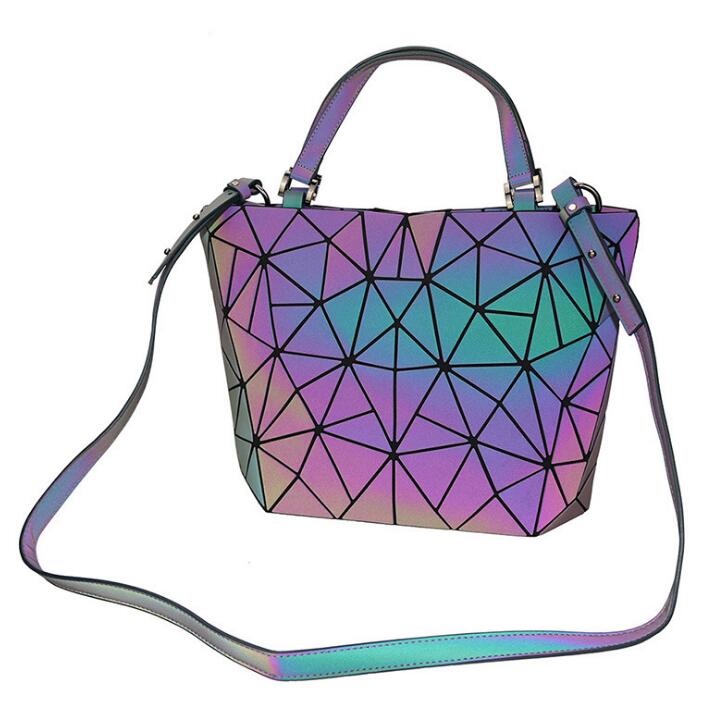 Women's Luminous Geometric Shoulder Bag Dsers