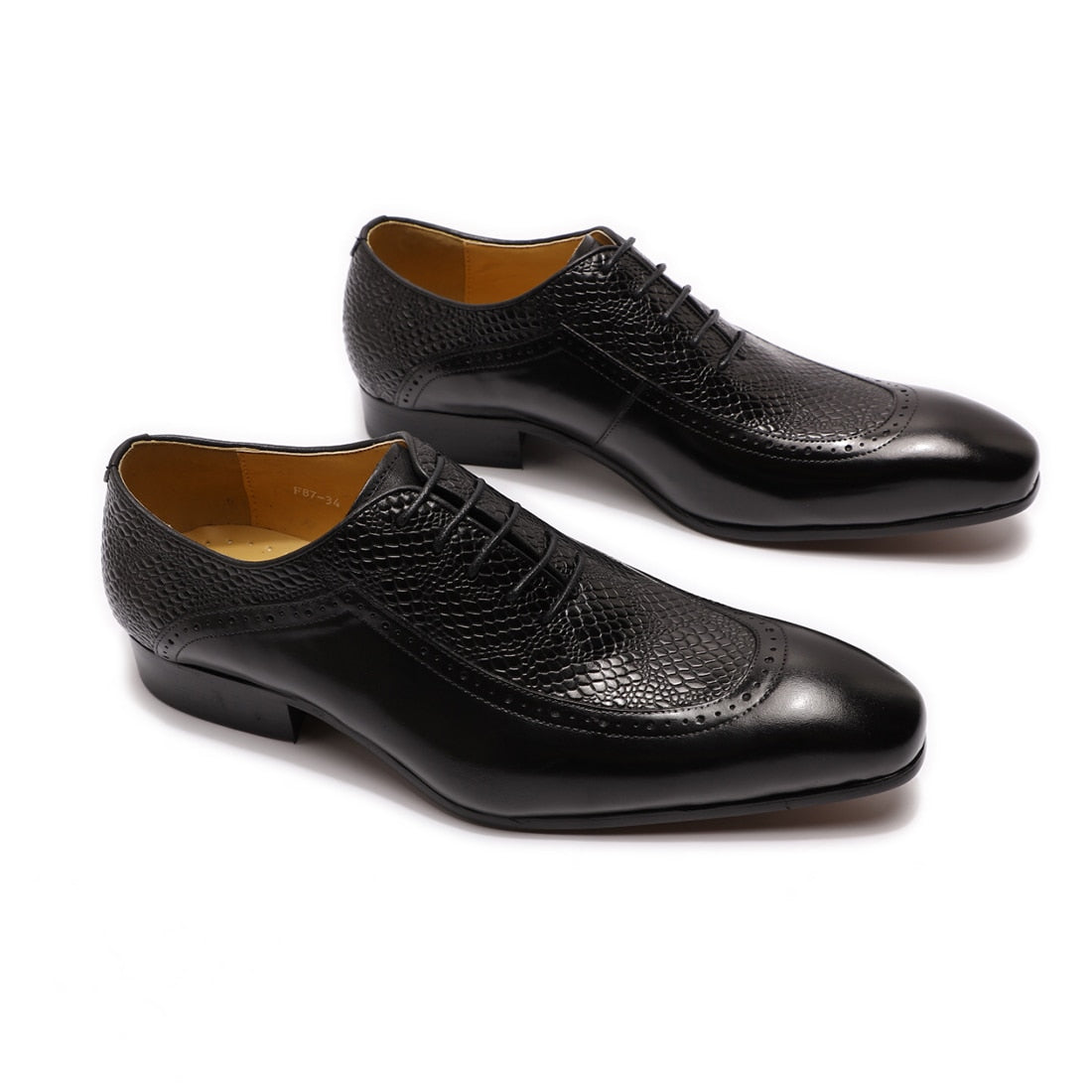 Men's Pointed Toe Leather Dress Shoes Dsers