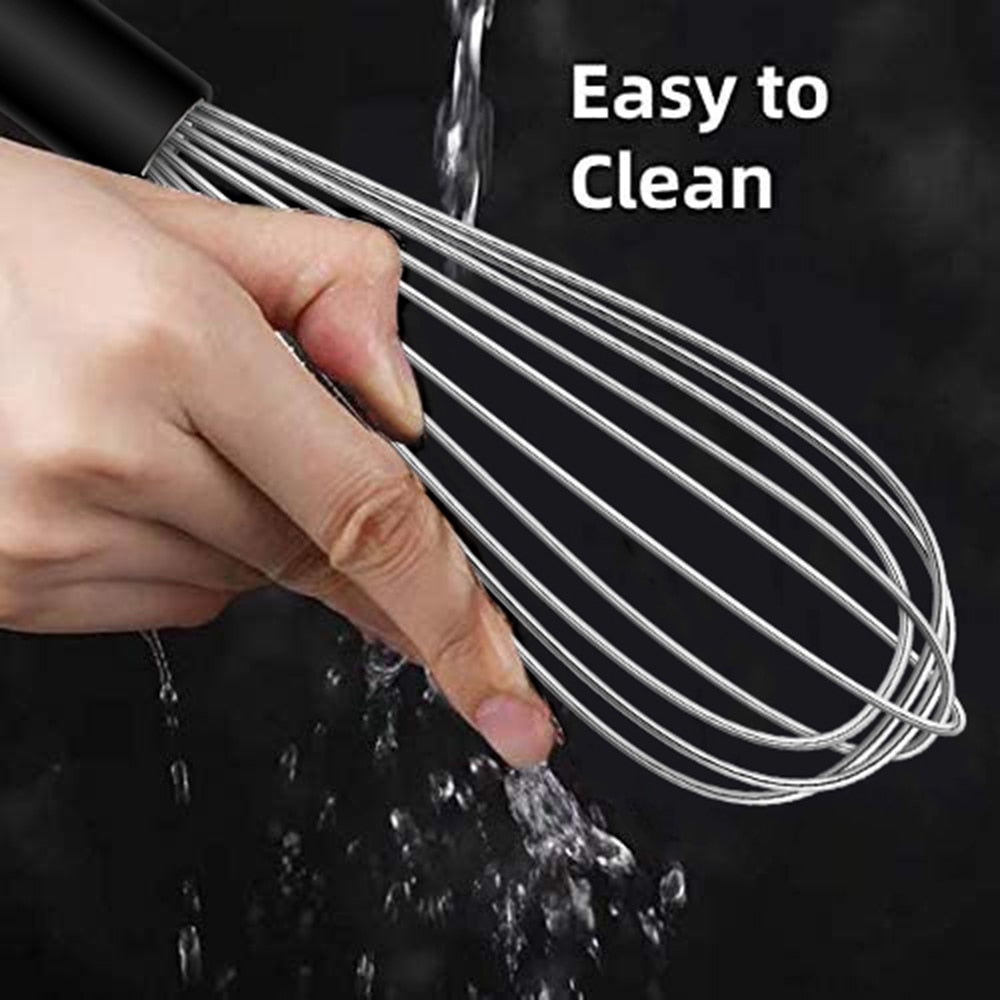 Stainless Steel Wire Whisk Manual Egg Beater Blender Milk Cream Butter Beater Kitchen Baking Cooking Utensils Accessiores Dsers