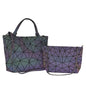 Women's Embossed Geometric 3 Piece Bag Set Dsers