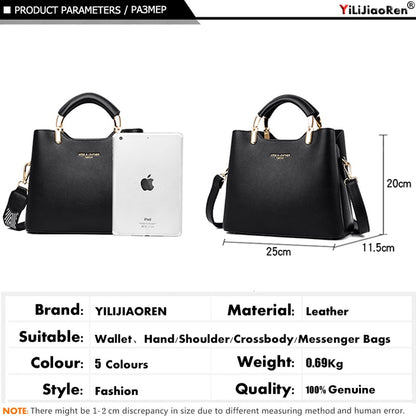 Women's  PU Leather Shoulder Bag with Handle Dsers