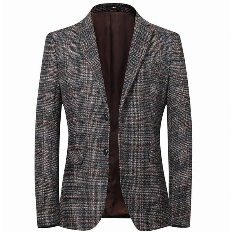 Men's Tweed Blazer Coat Dsers