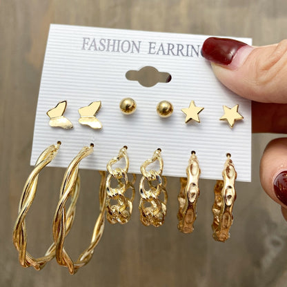 Women's Zinc Alloy Variety Earring Sets Dsers