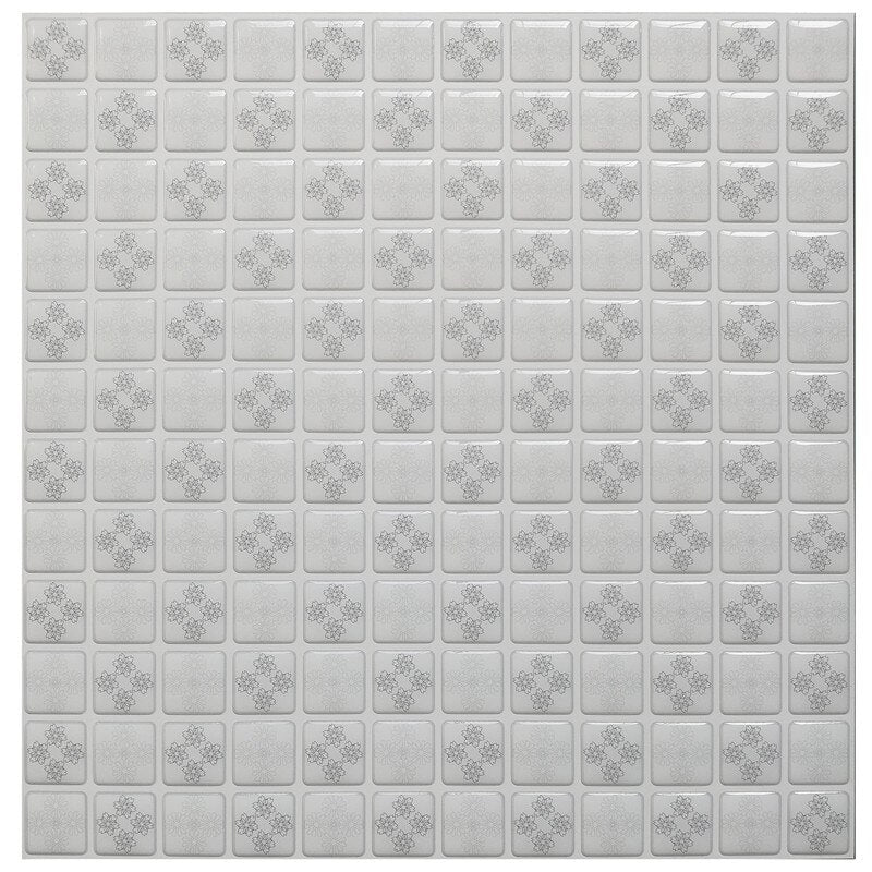 Mosaic Wall Tile Peel and Stick  Self adhesive Backsplash DIY Kitchen Bathroom Home Wall Sticker Vinyl 3D Dsers