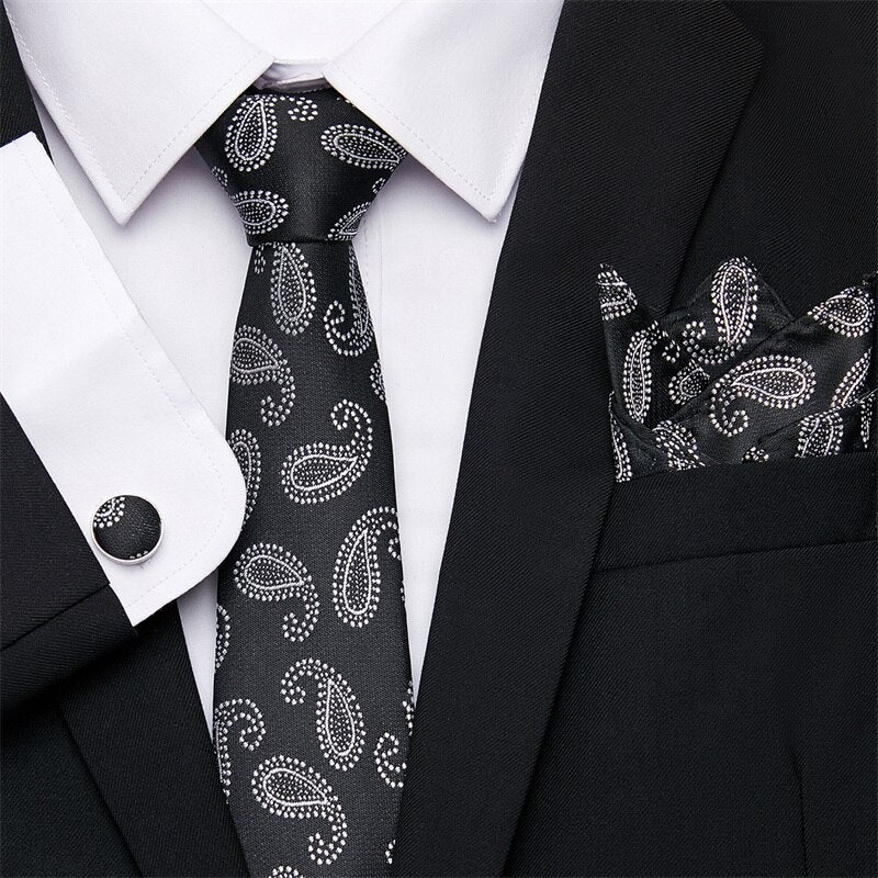 Men's Business Tie and Handkerchief Sets Dsers