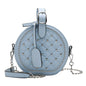 Women's Circular Riveted Shoulder Bag Dsers