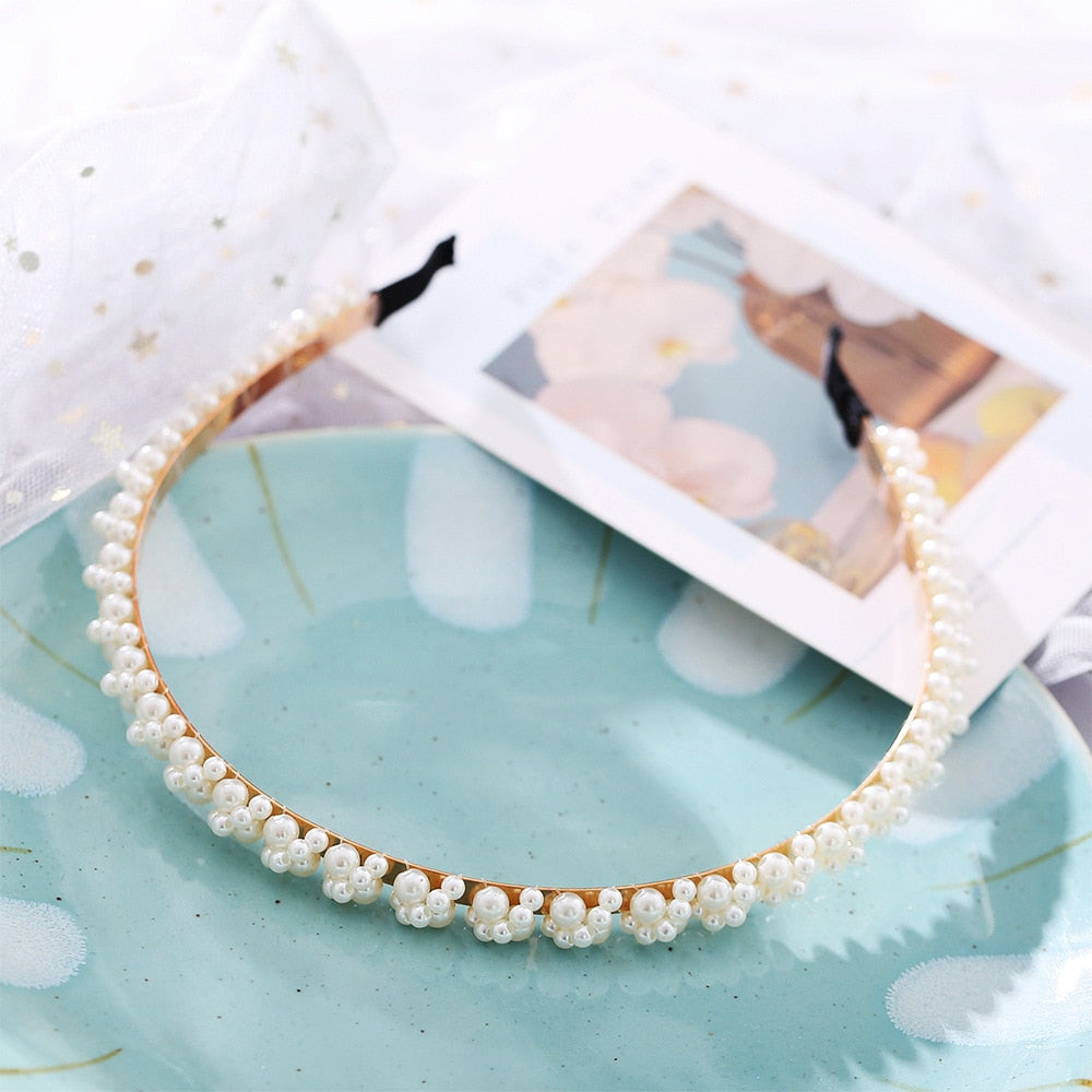 Women's Faux Pearl Headbands Dsers