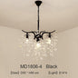 Nordic LED Crystal Chandeliers Gold Black Chandelier Luxury Lighting Kitchen Dining Living room Bedroom Lamp lustre pendente Dsers