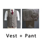 Men's 3 Piece British Style Suit Dsers