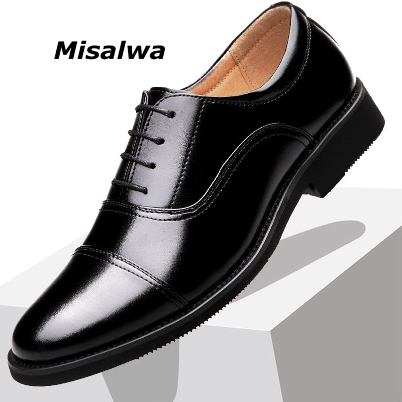 Men's Business Dress Shoes with Wing-Tip Dsers