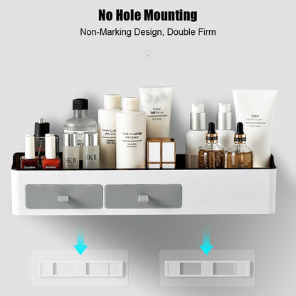 Punch-free Bathroom Organizer Rack Shampoo Cosmetic Storage Rack Bath kitchen Towel Holder Household Items Bathroom Accessories Dsers