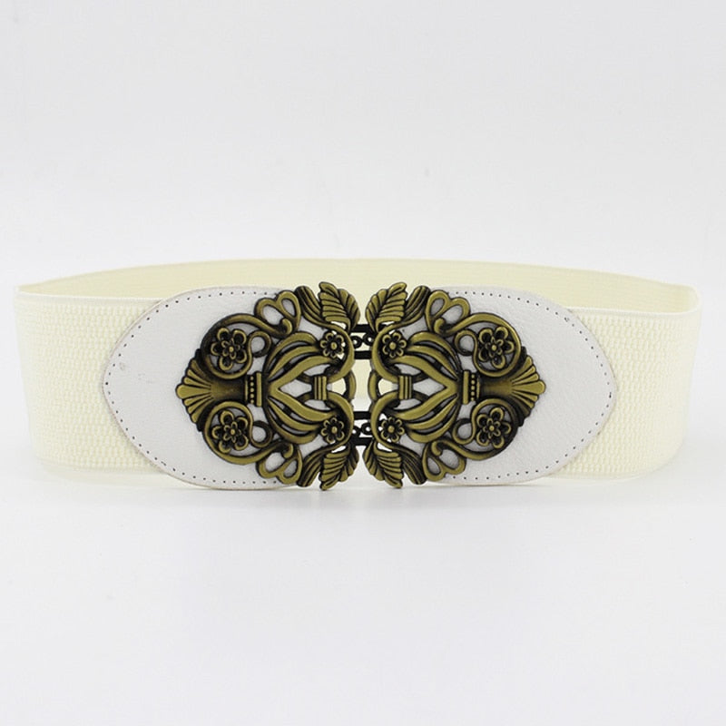 Women's Wide Elastic Fashion Belts Dsers