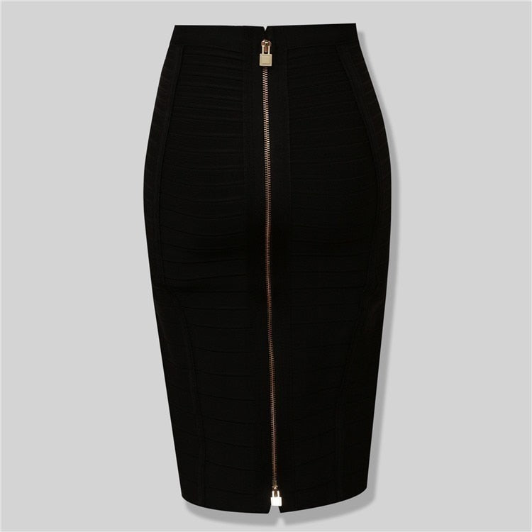 Women's Zip Up Pencil Skirt Dsers