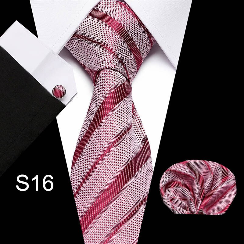 Men's Business Tie and Handkerchief Sets Dsers