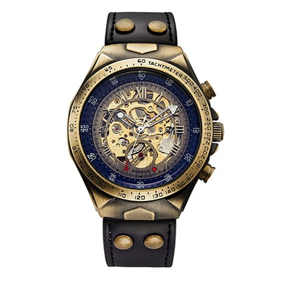 SHENHUA Men's Steampunk Wrist Watch Dsers