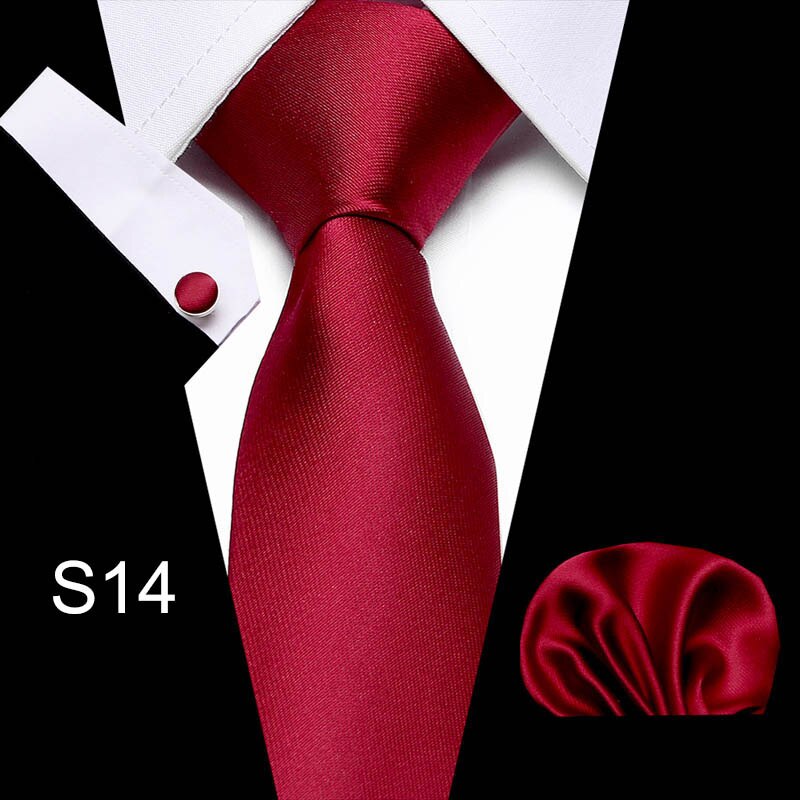 Men's Business Tie and Handkerchief Sets Dsers