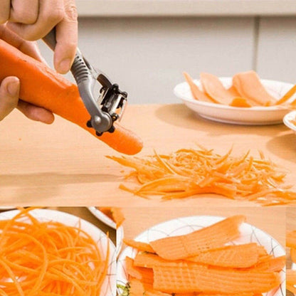 Multifunctional 360 Degree Rotary Vegetable Peeler Cabbage Grater Potato Slicer Cutter Fruit Knife Kitchen Gadget Dsers