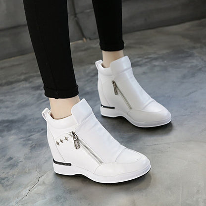 Women's Zip Up Plaform Sneakers Dsers