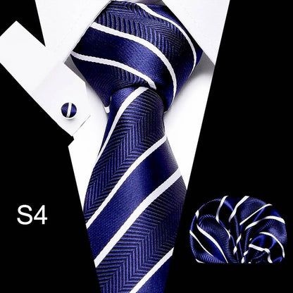 Men's Business Tie and Handkerchief Sets Dsers