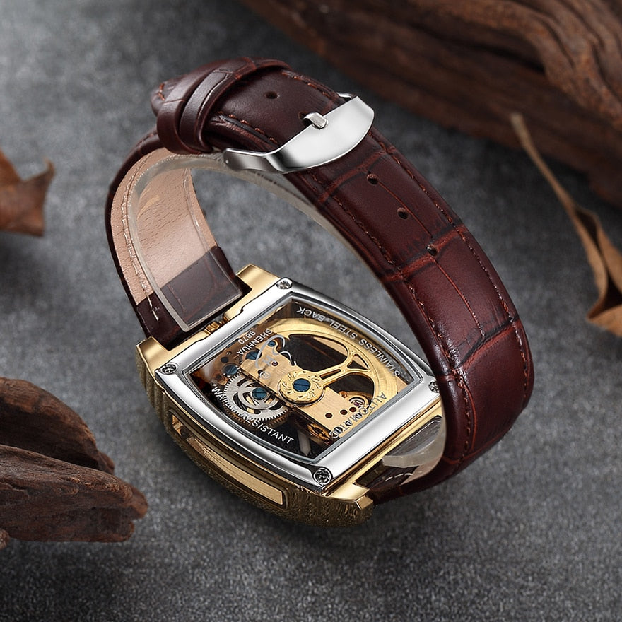 Men's Transparent Automatic Mechanical Watch Dsers