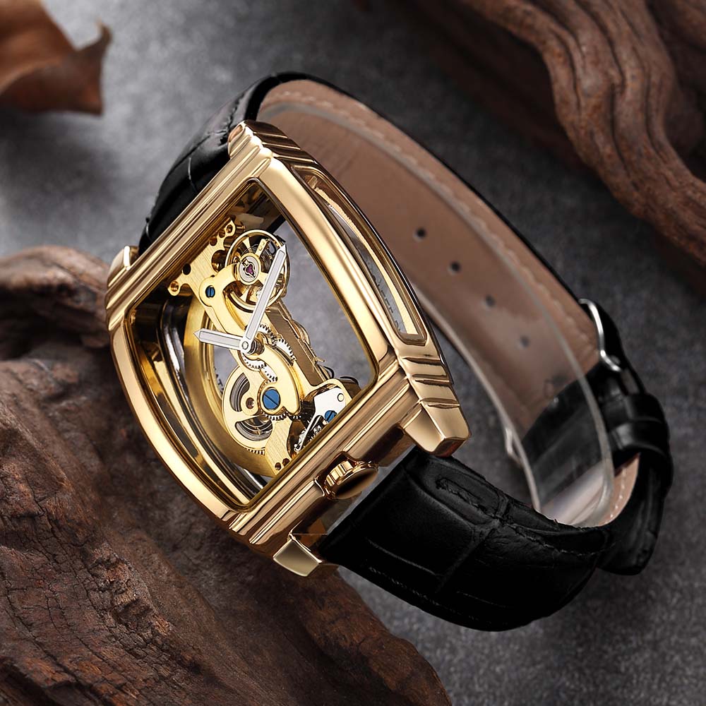 Men's Transparent Automatic Mechanical Watch Dsers