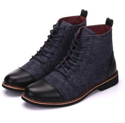 YWEEN Men's Fashion Oxford Ankle Boots Dsers