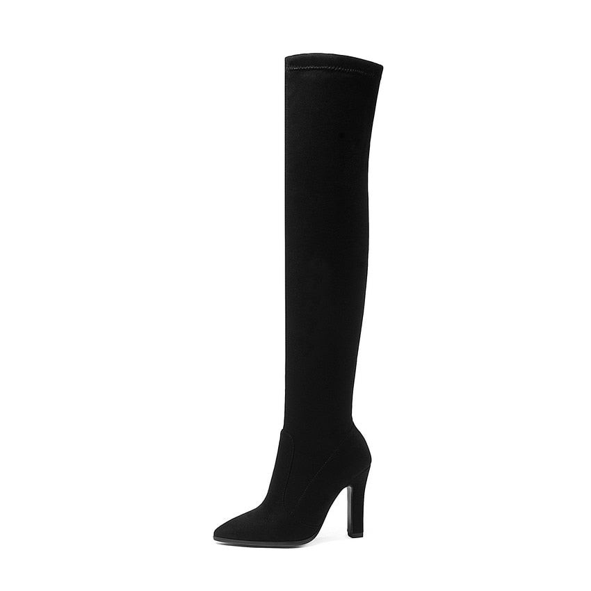 Women's Knee High Pointed Toe Boots Dsers