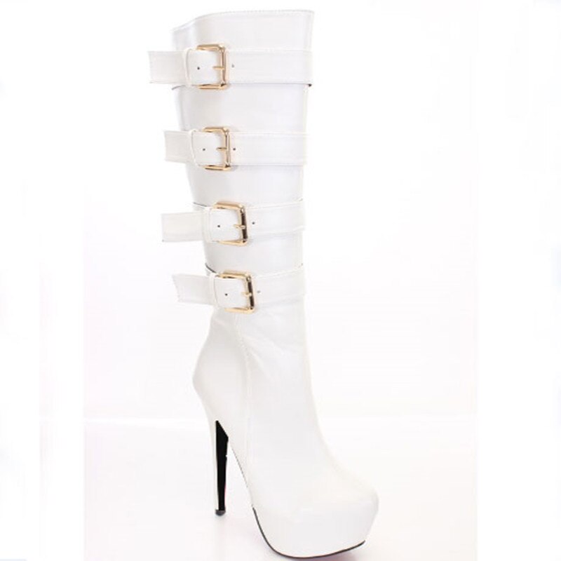 shofoo shoes.Beautiful and fashionable women&#39;s shoes, suede, decorative buckle, knee-hingh boots, high-heeled boots.SIZE:34-45 Dsers