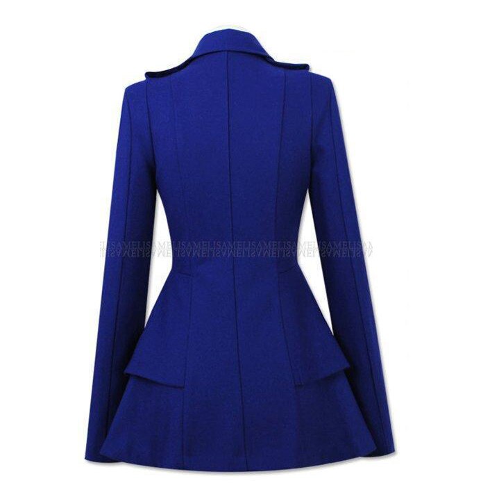 Women's Double Breasted Peplum Jacket Dsers