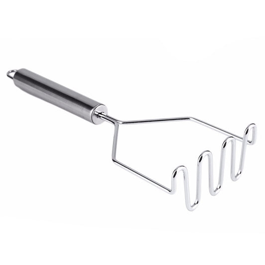 Stainless Steel Wave Shape Potato Masher Cutter Tool Kitchen Gadget Tools Sweet Potato Masher Dsers