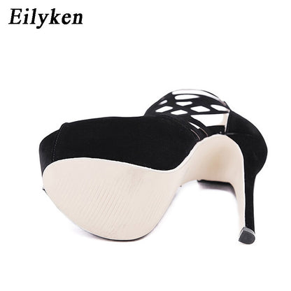 Women's Strap Gladiator Stiletto Heels Dsers