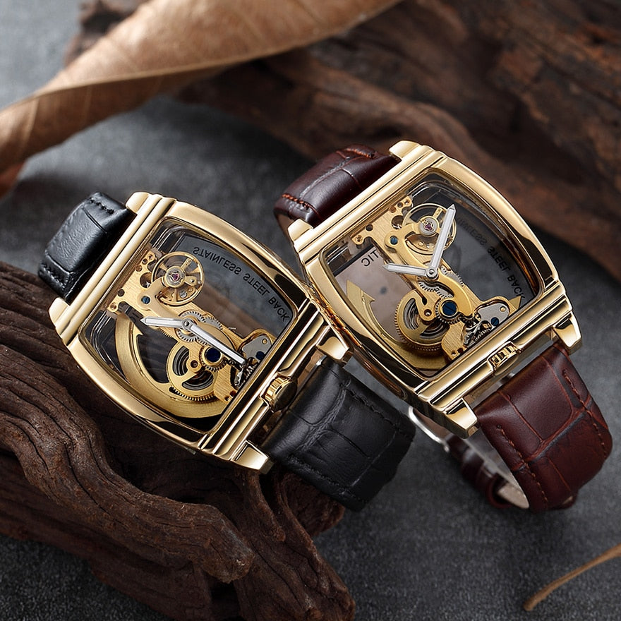 Men's Transparent Automatic Mechanical Watch Dsers