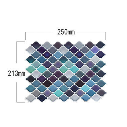 Mosaic Wall Tile Peel and Stick  Self adhesive Backsplash DIY Kitchen Bathroom Home Wall Sticker Vinyl 3D Dsers