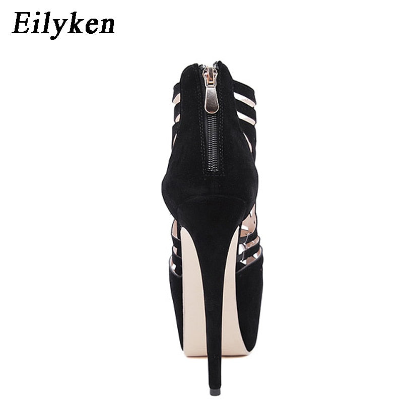 Women's Strap Gladiator Stiletto Heels Dsers