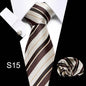 Men's Business Tie and Handkerchief Sets Dsers