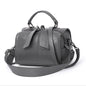 Women's PU Leather Tube Shape Handbag Dsers