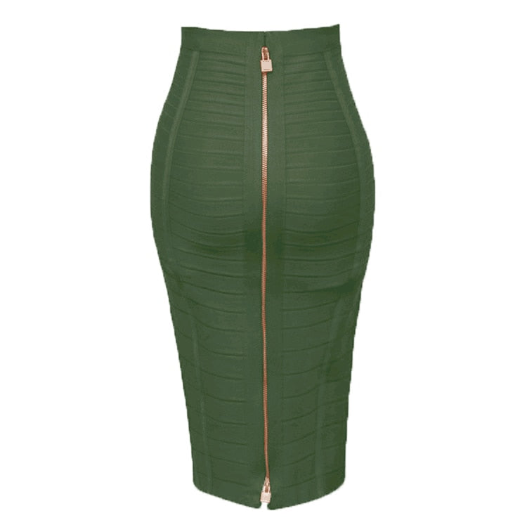 Women's Zip Up Pencil Skirt Dsers