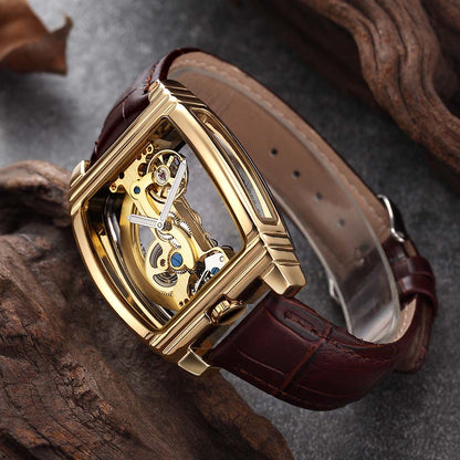 Men's Transparent Automatic Mechanical Watch Dsers