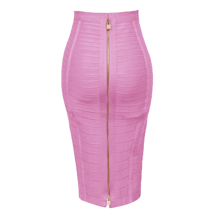 Women's Zip Up Pencil Skirt Dsers