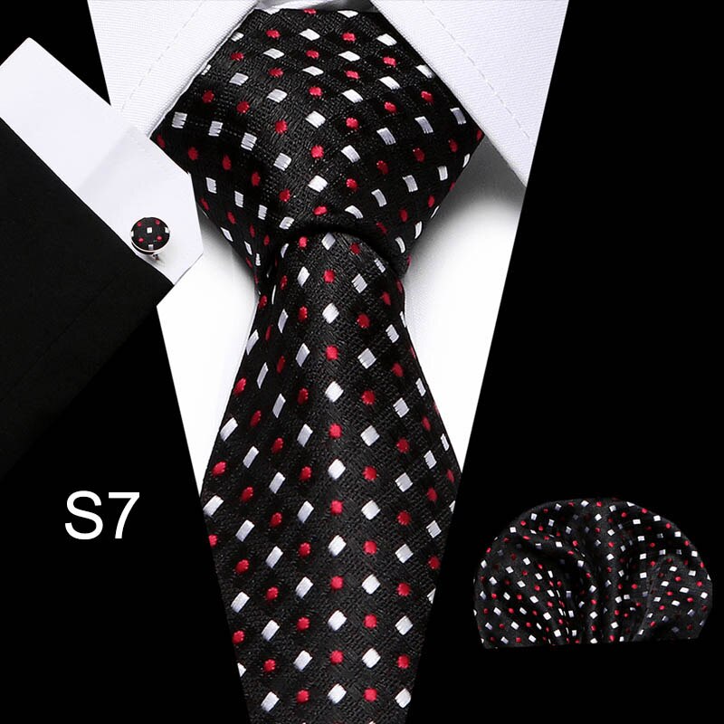 Men's Business Tie and Handkerchief Sets Dsers