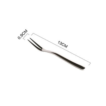 Stainless Steel Cheese Dessert Jam Spreaders Butter Knife Fruit Fork Westen Cutlery Breakfast Tool Tableware Kitchen Supplier Dsers