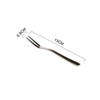 Stainless Steel Cheese Dessert Jam Spreaders Butter Knife Fruit Fork Westen Cutlery Breakfast Tool Tableware Kitchen Supplier Dsers