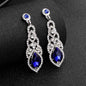 Women's Long Bridal Dangle Earrings Dsers