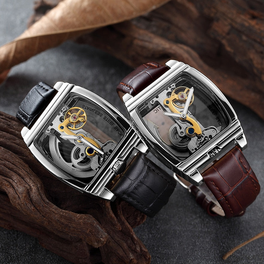 Men's Transparent Automatic Mechanical Watch Dsers