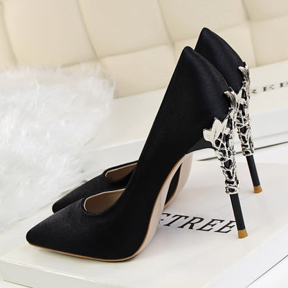 Women's Pointed Toe Stilettos with Metal Heels Dsers