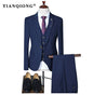 TIAN QIONG Men's 3 Piece Slim Fit Suit Dsers