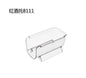 Refrigerator Organizer Artifacts Plastic Rectangular Drawer Storage Box Acrylic Kitchen Rangement Food Container Dsers