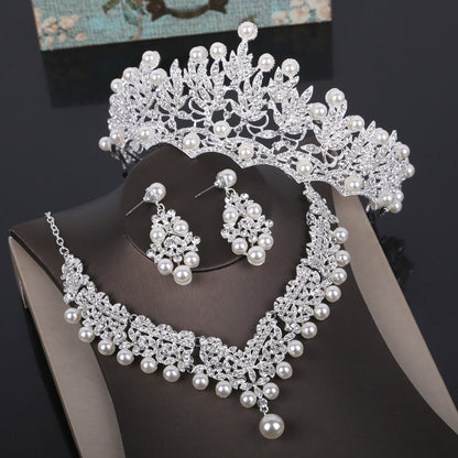 Women's Gemstone Tiara Bridal Sets Dsers