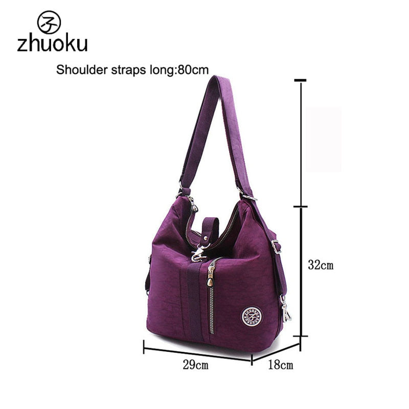 Women Top-handle Shoulder Bag Designer Handbags Nylon Crossbody Bags Female Casual Shopping Tote Messenger Bags